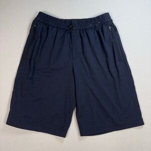 Uniqlo Theory 10" Extra Stretch Active Shorts Men's M Navy Drawcord Half‎ Pants